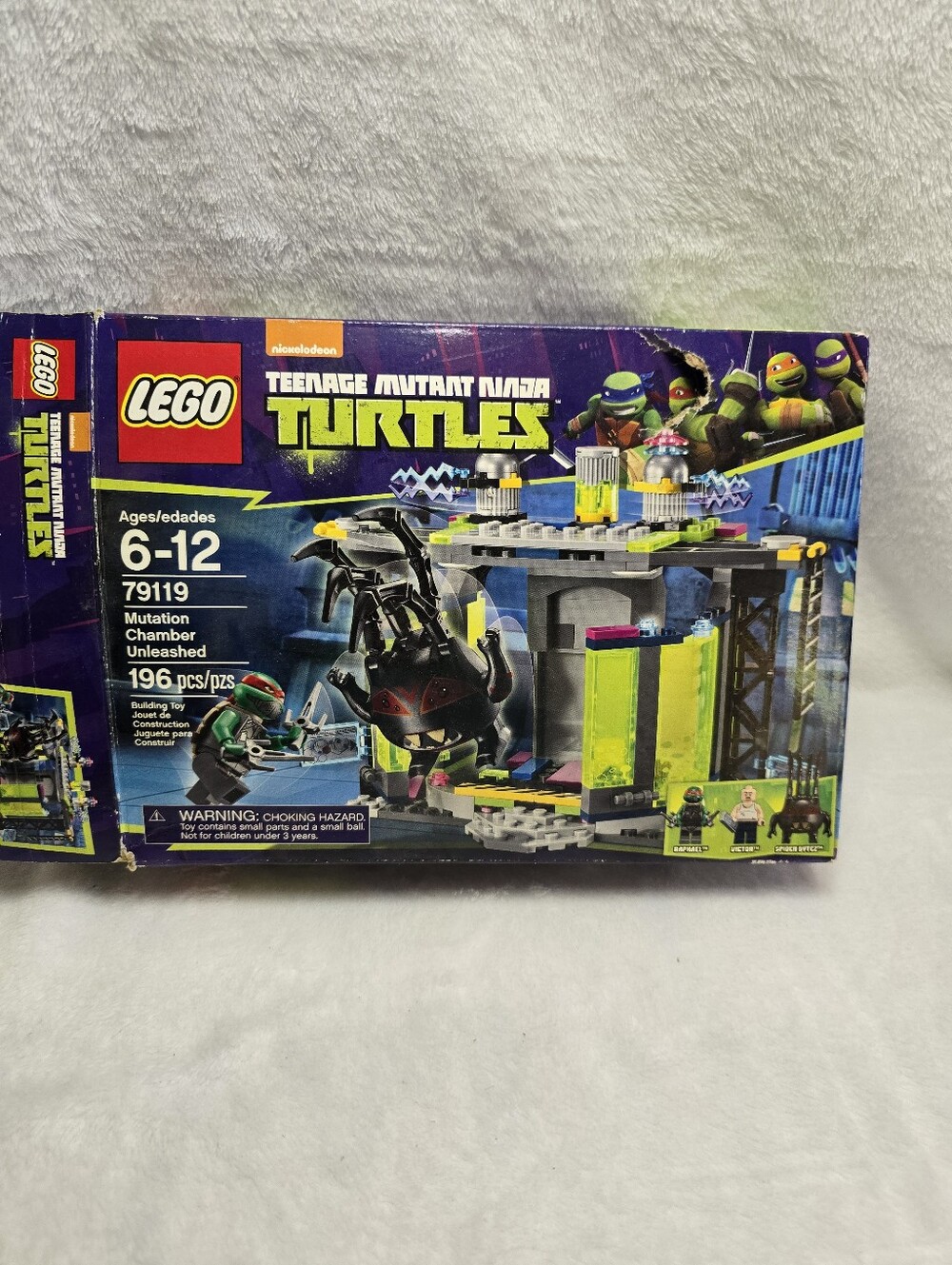 LEGO Teenage Mutant Ninja Turtles Mutation Chamber Unleashed Set 79119 Complete